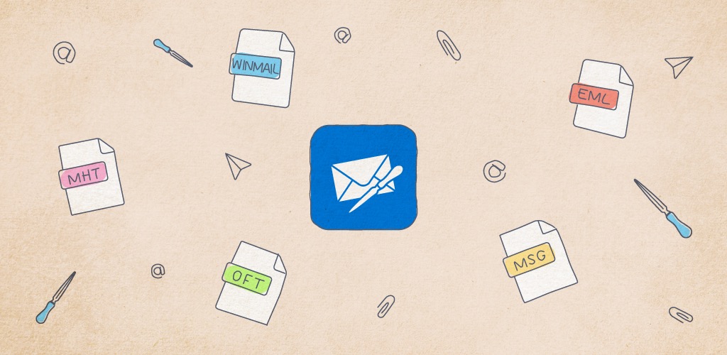 Letter Opener Open 📎 Winmail.dat, MSG and EML files online
